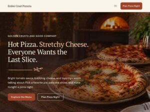 Pizza Restaurant & Pizzeria homepage in 03 · Terracotta Courtyard